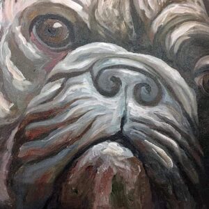 Frenchie World Shop Homeware Hand-painted French Bulldog (oil on canvas)