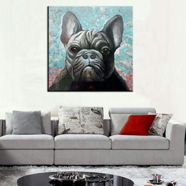 Frenchie World Shop Homeware Hand-painted French Bulldog (oil on canvas)