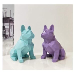 Frenchie World Shop Homeware Handmade geometric French bulldog sculpture