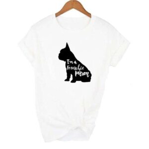Frenchie World Shop D154-FSTWH- / S I Am A Frenchie Person T-shirt