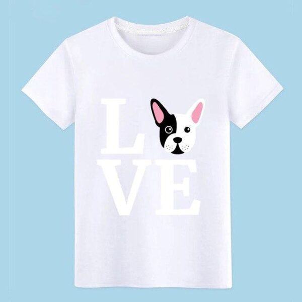 Frenchie World Shop White / S I Love My French Bulldog t shirt