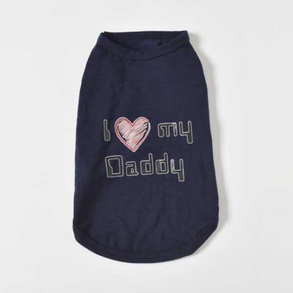 Frenchie World Shop Dad-Dark Blue / XS I Love My Mommy Frenchie T-shirt