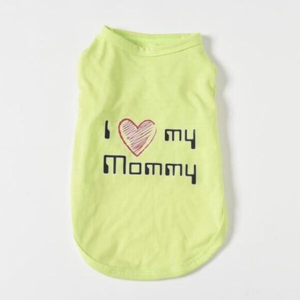 Frenchie World Shop Mom-Green / M I Love My Mommy Frenchie T-shirt