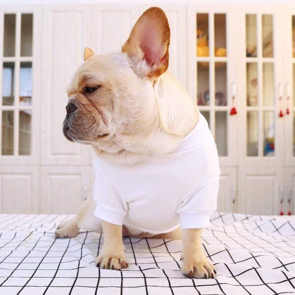 Frenchie World Shop I Need Hugs Embroidered Round Neck Shirt