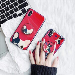 Frenchie World Shop Human accessories Iphone Case with Expanding Stand holder