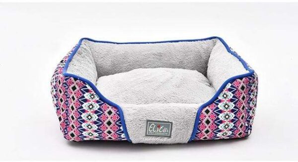 Frenchie World Shop purple / 47x42x17cm Italian Handmade French Bulldog Bed