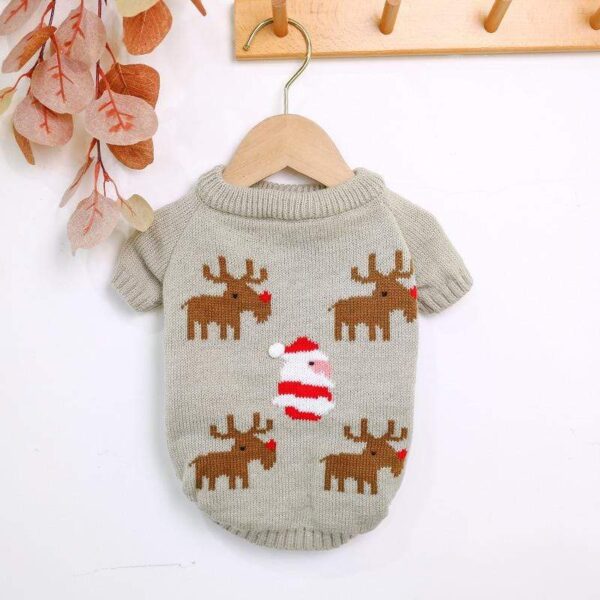 Frenchie World Shop Knitted Santa French Bulldog Sweater