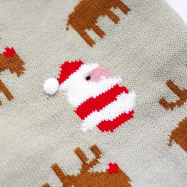 Frenchie World Shop Knitted Santa French Bulldog Sweater