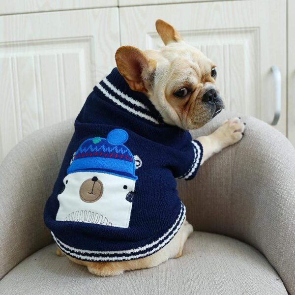 Frenchie World Shop Knitted Winter Holiday Jumpers