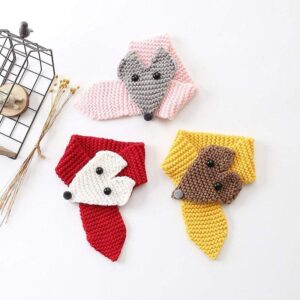 Frenchie World Shop Knitted Woolen Dog Scarves