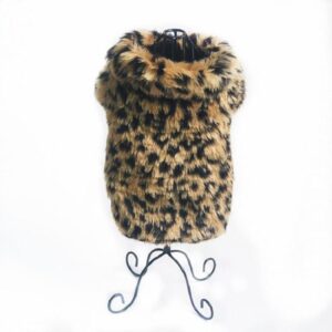 Frenchie World Shop As picture / XS Leopard Hooded Coat
