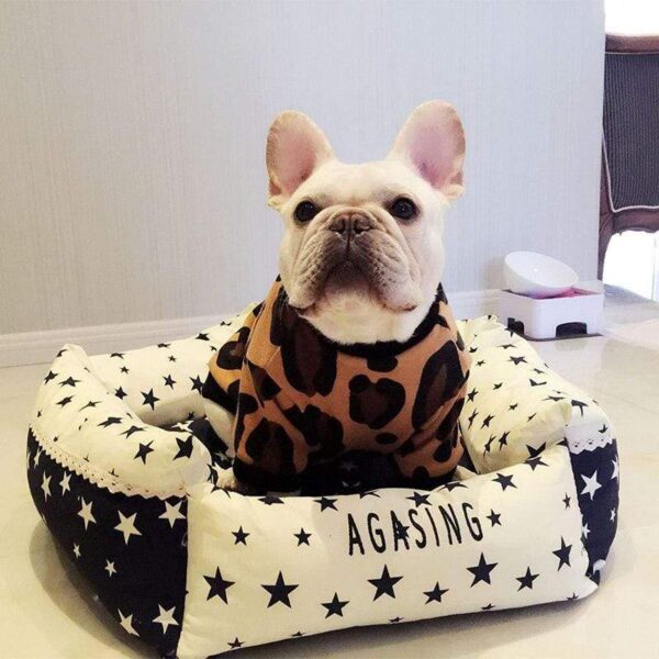 Frenchie World Shop Leopard Print French Bulldog Spring t-shirt