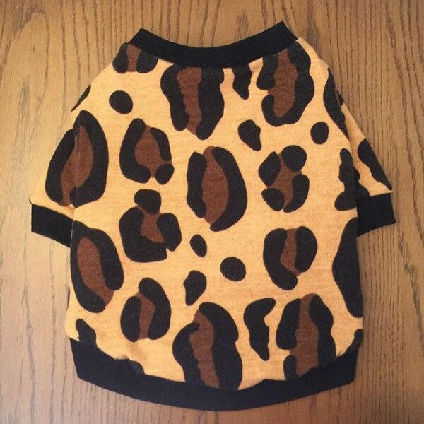 Frenchie World Shop Leopard Print / XS Leopard Print French Bulldog Spring t-shirt