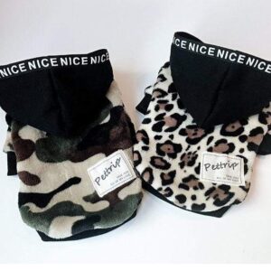 Frenchie World Shop Leopard Swagger Dog Hoodie