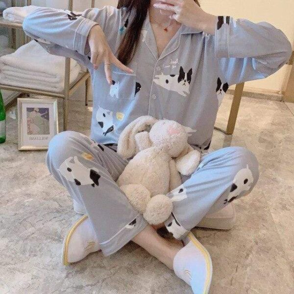 Frenchie World Shop 22 / XL Lightweight Frenchie Mom Pajamas
