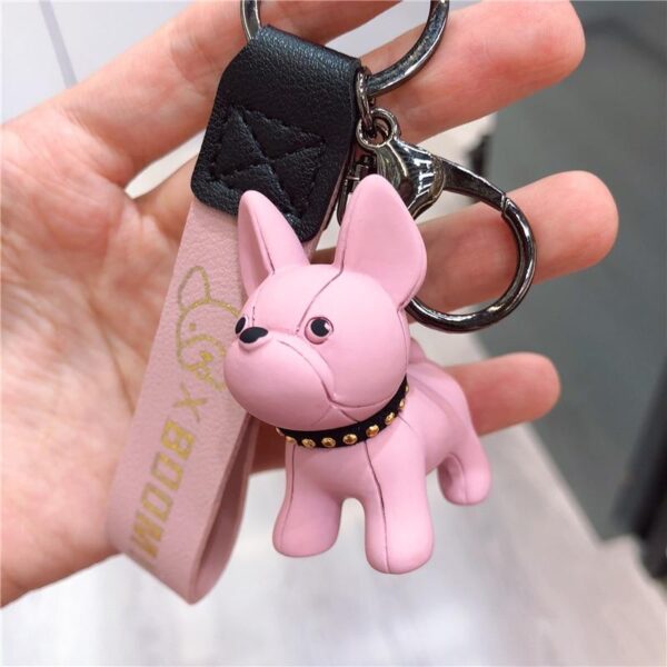 Frenchie World Shop Limited Edition Vinyl French Bulldog Key Chains