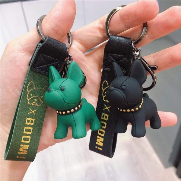 Frenchie World Shop Limited Edition Vinyl French Bulldog Key Chains