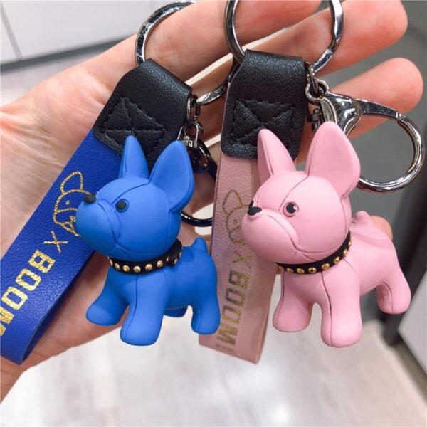Frenchie World Shop Limited Edition Vinyl French Bulldog Key Chains