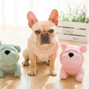 Frenchie World Shop Linen French Bulldog Chew Toy