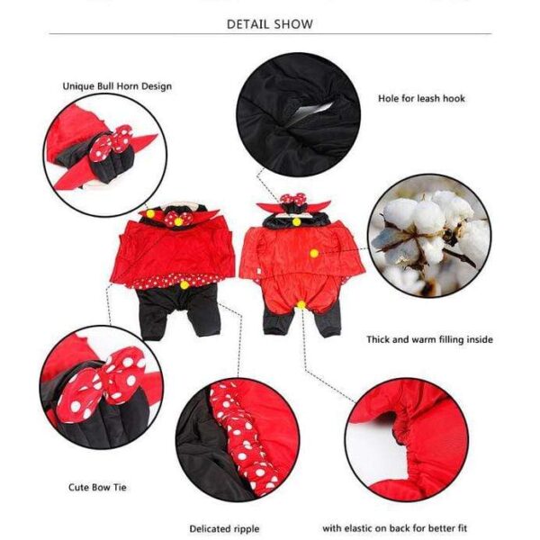 Frenchie World Shop Little Devil Dog Costume