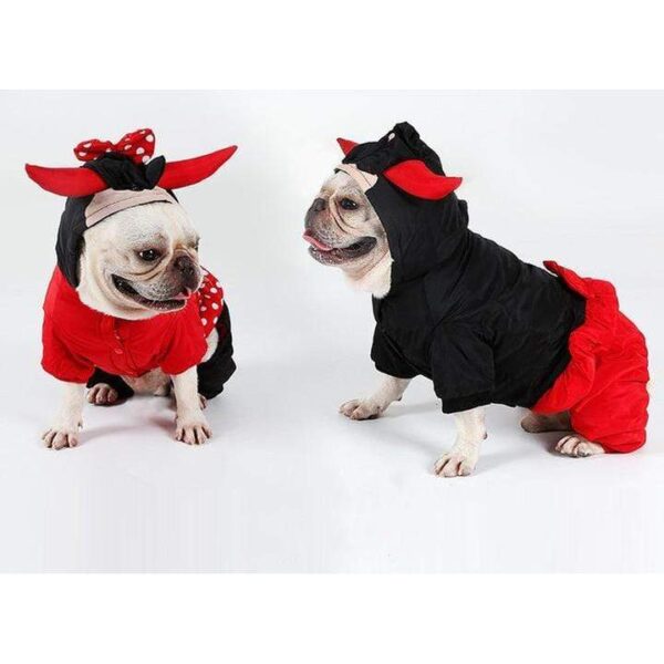 Frenchie World Shop Little Devil Dog Costume