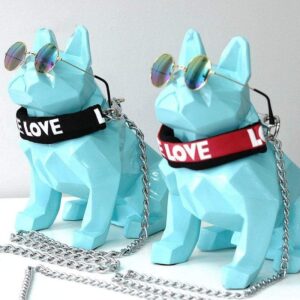 Frenchie World Shop LOVE French Bulldog Collar and Leash Set