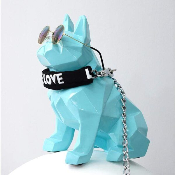 Frenchie World Shop LOVE French Bulldog Collar and Leash Set