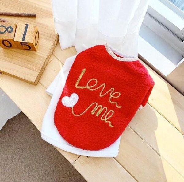 Frenchie World Shop Red / XS Love Me French Bulldog Sweater
