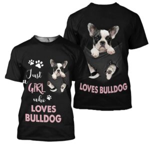 Frenchie World Shop 08 / Asian size XS Loves Frenchies T-Shirts
