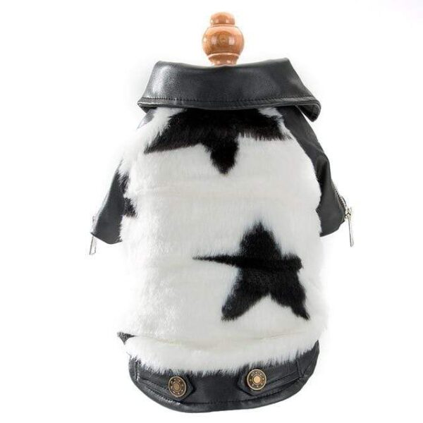 Frenchie World Shop Luxury Faux Leather Dog Jacket by Frenchie World