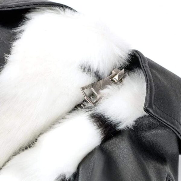 Frenchie World Shop Luxury Faux Leather Dog Jacket by Frenchie World