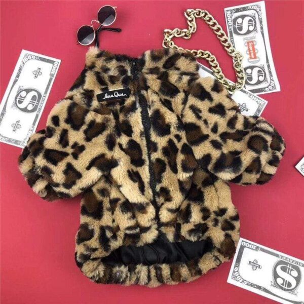 Frenchie World Shop Luxury Leopard French Bulldog Coat