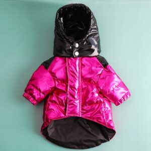 Frenchie World Shop red / XXL Luxury Pet Dog Down Jacket Clothes for Samll Medium Dogs,Winter Warm 100% Duck Down Waterproof Jacket,French Bulldog Parka Coat
