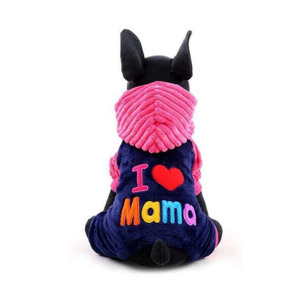 Frenchie World Shop Dog Clothing Mama / Papa Love Hoodie