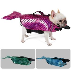 Frenchie World Shop Mermaid Dog Life Jacket