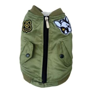 Frenchie World Shop Military French Bulldog Vest Jacket