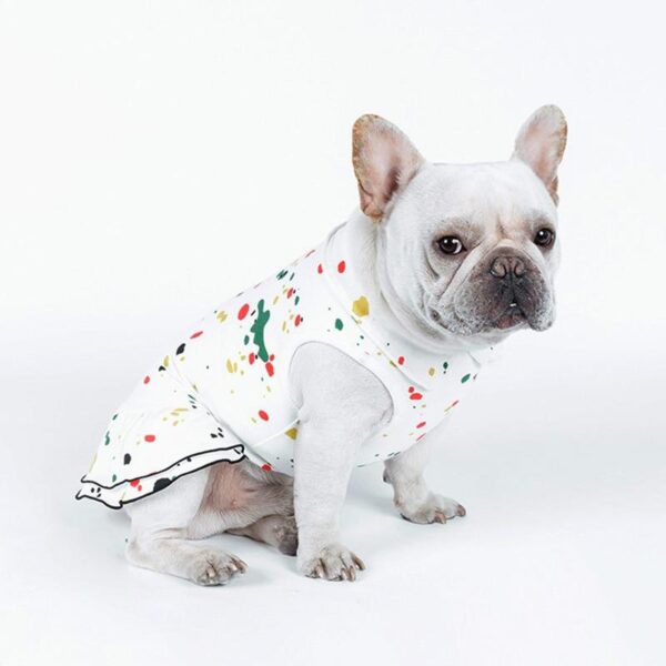 Frenchie World Shop Dog Clothing 3 / L Mud Splash dog tank shirt