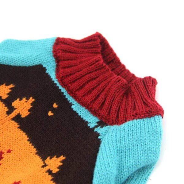 Frenchie World Shop Multicolor Winter Dog Pullover