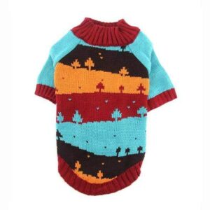 Frenchie World Shop as picture shown / L Multicolor Winter Dog Pullover