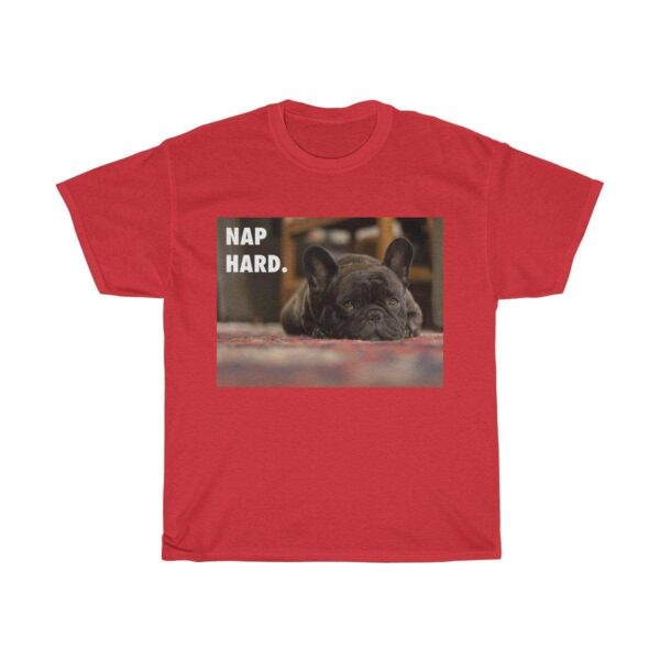 teelaunch T-Shirt Red / S Nap Hard Unisex Heavy Cotton Tee