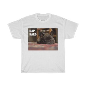 teelaunch T-Shirt White / L Nap Hard Unisex Heavy Cotton Tee