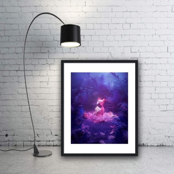 Gelato Print Material Neon Jungle Premium Matte Framed Print