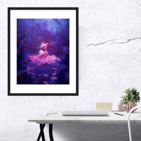 Gelato Print Material Neon Jungle Premium Matte Framed Print