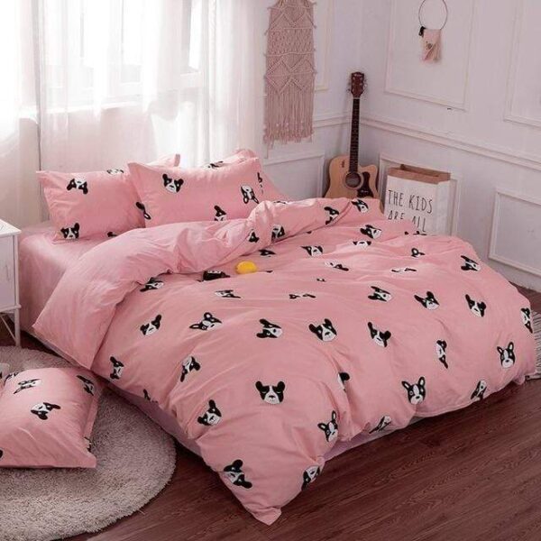 Frenchie World Shop 1 / Twin 3Pcs NEW Bedding set