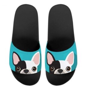 Frenchie World Shop HMM1688Z64 / 40 New French Bulldog Unisex Sliders