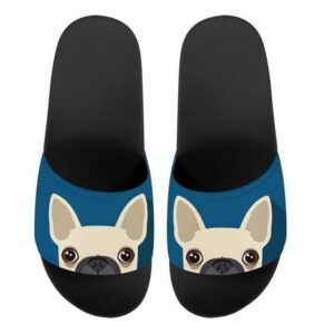 Frenchie World Shop HMM1691Z64 / 37 New French Bulldog Unisex Sliders