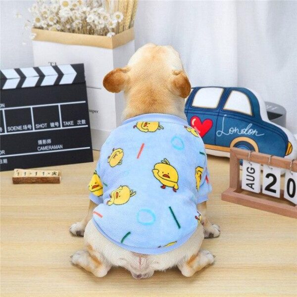 Frenchie World Shop Blue / M New Small Dog Clothes Warm Winter Dog Coat Cotton Fleece Puppy Clothes Puppy Vest Clothing French Bulldog Chihuahua