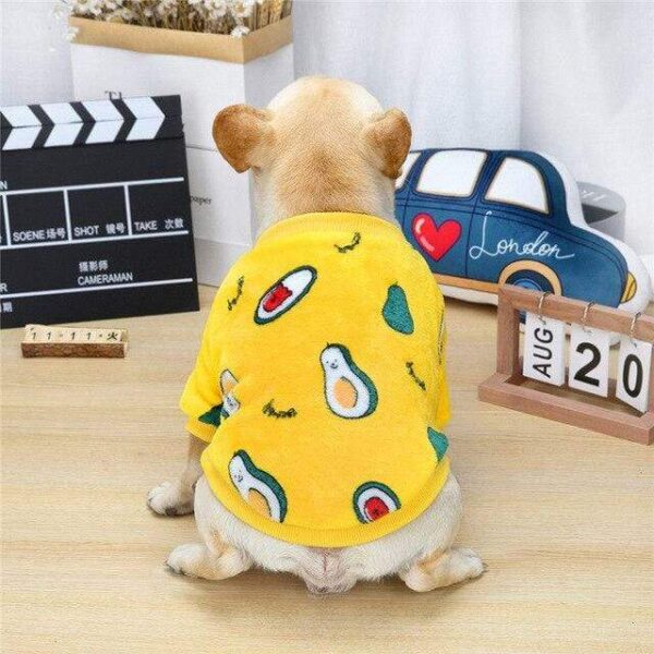 Frenchie World Shop YELLOW / XXL New Small Dog Clothes Warm Winter Dog Coat Cotton Fleece Puppy Clothes Puppy Vest Clothing French Bulldog Chihuahua