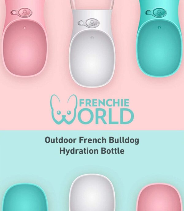 Frenchie World Shop Outdoor French Bulldog Hydration Bottle