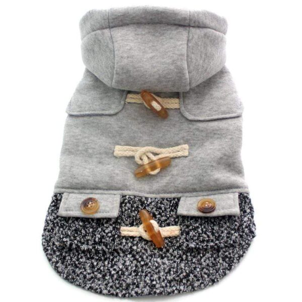 Frenchie World Shop Ox Horn Button Dog Coat